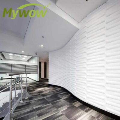 China Factory Supply 3D PVC Wall Panels Vinyl Waterproof PVC KTV Interior Waterproof Wall Panel for sale