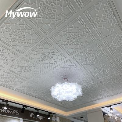 China Artistic Ceilings 3D PVC Ceiling Tiles Interior Decor Ceiling Panels for sale