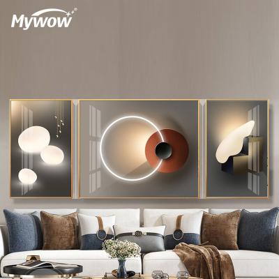 China New hanging crystal painting of classic/postmodern decorative painting porcelain dining room simple wall painting living room painting for sale