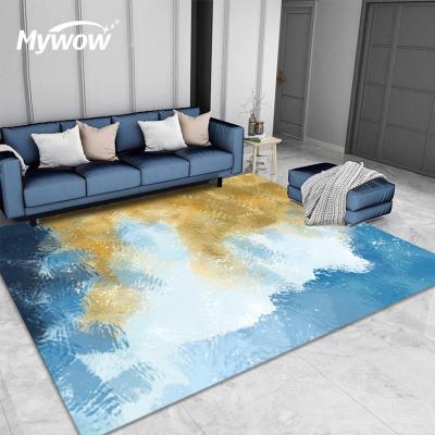 China Simple Modern Floor Mat Leaves Carpet by #H3-A756 Washable and Blanket Bedside Table and Small Bedroom Rug for sale