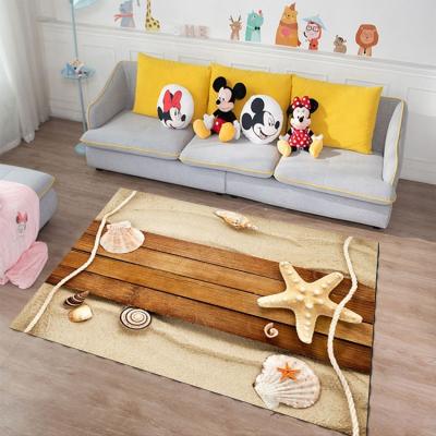 China #H3-A225 Washable Customized Home Decorative Carpet Rug Blanket Cartoon Blankets For Kids Room for sale