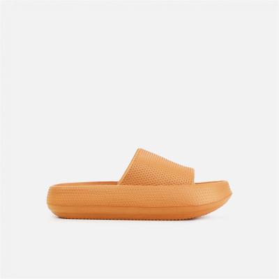 China Cushioning Pillow Slides 2022 New Arrival Shape Thick Bottom Sandals Slip On Feeling Shit Slipper Toe Wholesale Indoor Slipper Girl Open for sale