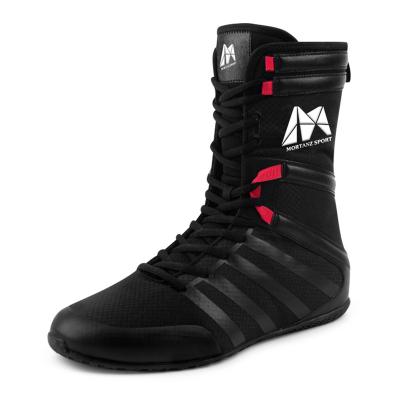 China 2022 New Mid Design Professional Calf Breathable Wrestling Boots For Men Boxing Shoes Factory Top Non-slip Upper OEM ODM Breathable Wrestling Boots for sale