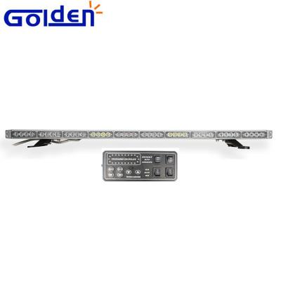 China Custom PC aluminum base and lens 48 inch super slim 12 volt tow truck light bar led emergency warning lightbar for sale