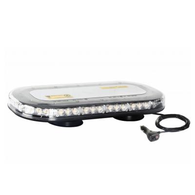 China Super slim 3W amber magnetic mini PC aluminum base and lens stand led lightbar for sale