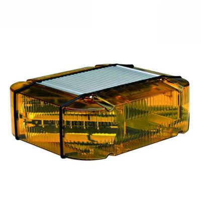 China Police High Intensity Amber Emergency Aluminum PC Base And Lens Led Mini Light Bar for sale