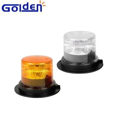 China 36 LED Low Profile Magnetic Rotating Warning Beacon Light 10cm PC Aluminum Base And Lens for sale