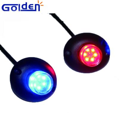 China Red Blue Flashing Light Car Emergency Secret Police Led Hideaway Lights for sale