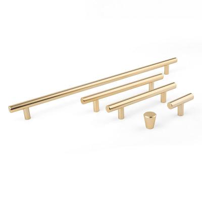 China Industrial Flat Modern Cabinet Pulls Centers Sideboard Cupboard Handles Euro T Bar Dresser Pulls Cabinet Handle for sale