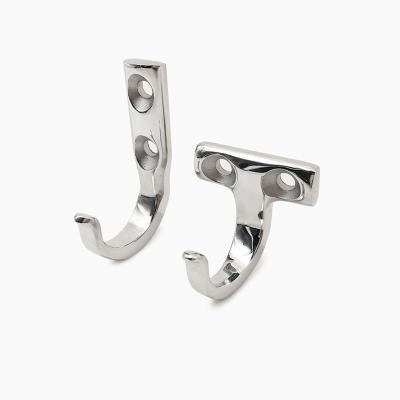 China HKKJ Heavy Industry Heavy Duty Stainless Steel Screw Mounted Ceiling Hook Towel Bag Clothes Hook For Cabinet Bathroom Sideboard Garage for sale