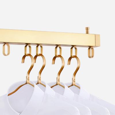 China Eco-friendly design hanger boutique clothing store drying clothes wall mounted coat rack for wholesales for sale