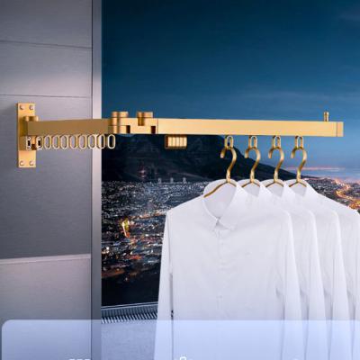 China Eco - Friendly Folding Clothes Hanger Drying Clothes Coat High Quality Wall Mounted Rack for sale