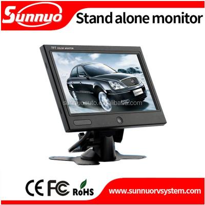 China stand alone 7inch monitor with 2 video input 7