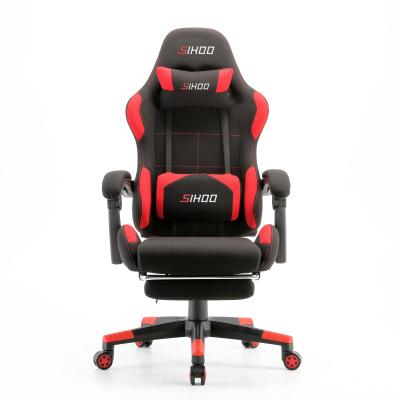 China High Quality Adjustable Mesh Style Cover Canvas Adjustable Swivel (Height) Rocker PC Gaming Chair Office RGB for sale