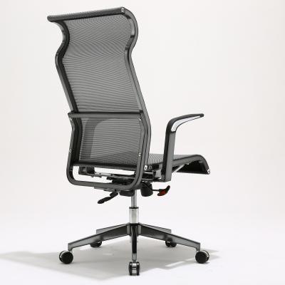 China Hot Selling Full Mesh Factory Adjustable (Height) Office Chair Comfortable Back Fabric High Executive Chair for sale