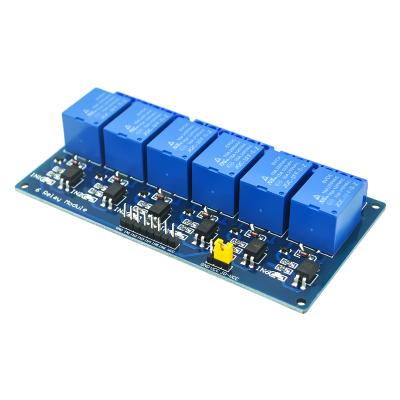 China 5V 6 Channel Low Level Relay Module With Optical Coupler 5V 6 Channel Relay Module for sale