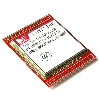 China SIM7100C USB Module Adapter Board USB To GSM SIM7100C TTL Module Dupont RED Line for sale