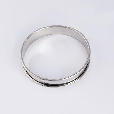 China Disposable OEM French Tart 9cm mousse ring thickened cake mold round adjustable cake ring mold for baking tools for sale