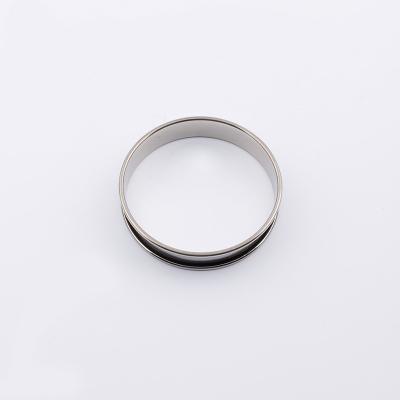 China Disposable OEM French Tart 10cm mousse ring thickened cake mold round adjustable cake ring mold for baking tools for sale