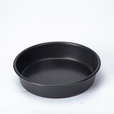 China Disposable OEM 7 inches deep Aluminum Alloy Round Pizza Pan Alu-Alloy Customize Pizza Mold for sale