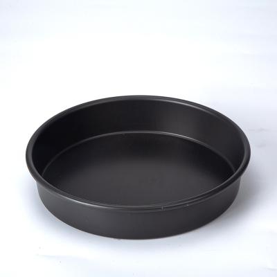 China Disposable OEM 8 inches deep Aluminum Alloy Round Pizza Pan Alu-Alloy Customize Pizza Mold for sale