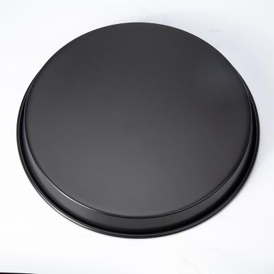 China Disposable OEM 12 inches deep pizza baking pans non stick carbon steel pizza tray pan for sale