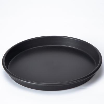 China Disposable OEM 9 inches medium pizza baking pans non stick carbon steel pizza tray pan for sale