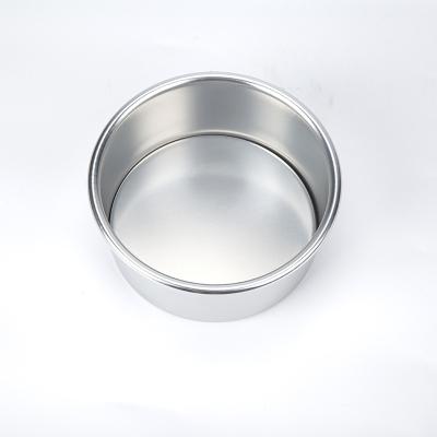 China Disposable OEM Bakeware 7 inches round Removable cheesecake pan cake tools aluminum cake pans for sale