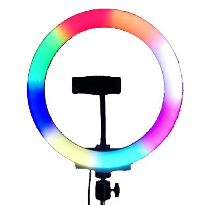 China 2021 new arrival 3000k-6500k multi color mini OEM/ODM dimmable ring for tiktok YouTube for sale