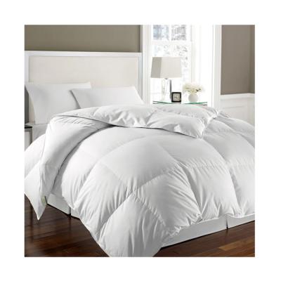 China Hot Sale Luxurious Designer High Quality Washed Soft Hand Feeling White Goose Down Bed Comforter Sets for sale