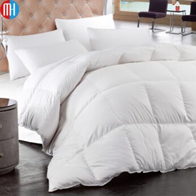 China Single/stripe/satin/twill/jacquard or customized outlet - off - stock white goose feather down comforter from chinese factory for sale