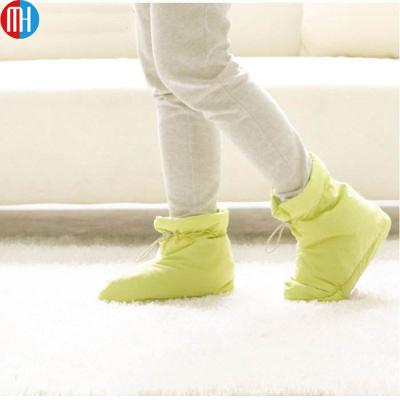 China Fashion 100% Cotton White Duck Down Indoor Shoes Slippers for sale