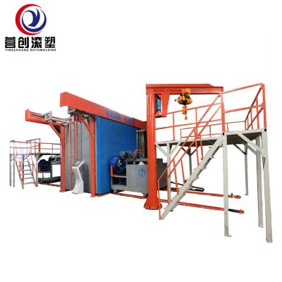 China Fabrieksfabriek Shuttle rotomolding machine met PLC-besturingssysteem Te koop