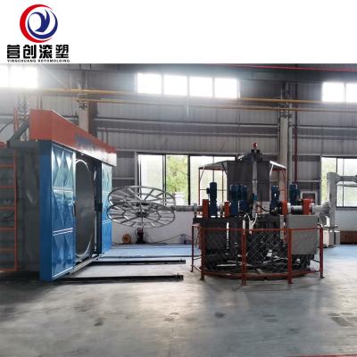 China Máquina para fabricar tanques de agua de rotomoldeo completamente automática 30KW en venta