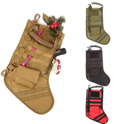 China Military Xmas Ornament Storage Bag Hunting Outdoor Pocket Boots Xmas Bucks Gift Bags for sale