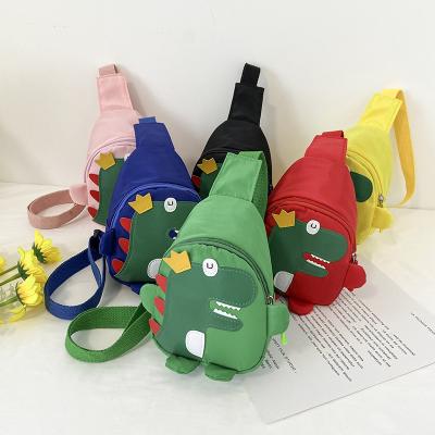 China Fashion Popular Colorful Dinosaur Sling Bag Cute Cartoon Kids Children's Cross - Body Bags for sale