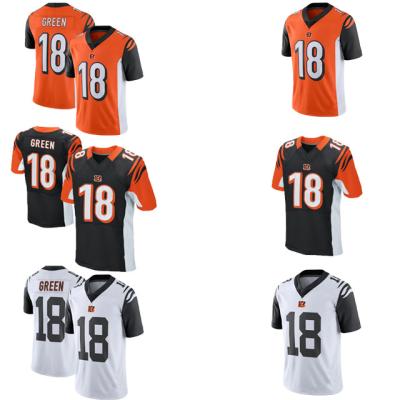 China Wholesale Antibacterial 18 A J Green Soccer Jersey High Quality Football Jersey NFL Jersey for sale