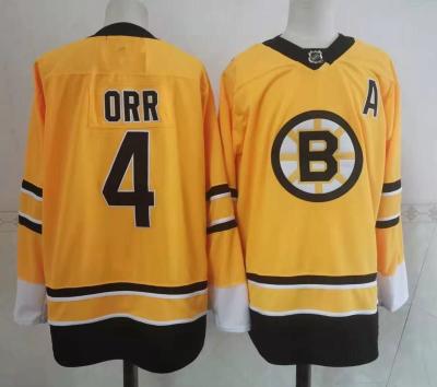 China 4 d'Orr 77 Bouroue 88 Pastrnak 37 Bergeron High Quality Men's Ice Hockey Singlet Uniform Wholesale Sublimation Antibacterial for sale