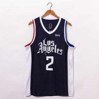 China Wholesale High Quality Antibacterial George 2 Leonard 13 Mens Embroidery Basketball Tank Top for sale