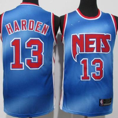 China 13 Antibacterial Harden Tank Top Mens High Quality Embroidery Sublimation Basketball Tank Top Uniform for sale