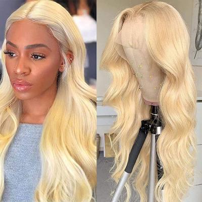 China Body Wave YL 613 Blonde Lace Front Wigs 4x413x4 Part Body Wave Lace Front Human Hair Wigs Brazilian Remy Transparent Lace Wigs For Women for sale