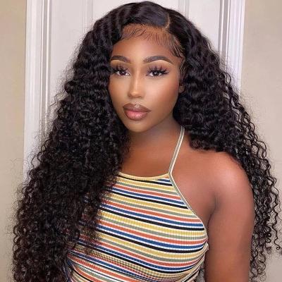 China Fashionable Super Curly 13x4 Lace Frontal Wig Hair,Afro Curly Hair Wig,Bob Lace Frontal Wig Brazilian Short Curly Vendors for sale