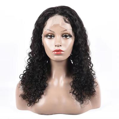 China YL Brazilian Water Wave HD Remy Lace Frontal Wigs Pre Plucked Human Hair Wigs With Baby Hair 360 Curly Full Lace Front Wigs for sale