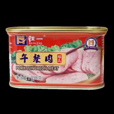 China Canned Canned Meat 198g Canned Food Canned Pork Luncheon Meat for sale