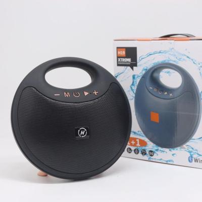 China Best selling radio tooth wireless speakers 2020 portable indoor blue electronic speaker h19 newest gifts for sale