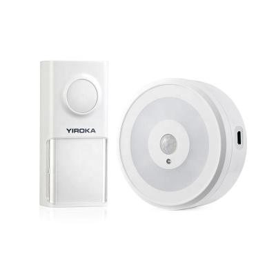 China 2021 modern new waterproof wireless doorbell receiver with night light function for sale