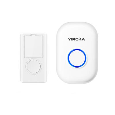 China Japanese Advanced Space Supplement Doorbell Kinetic Self-Powered UK US AU EU Plug 220v Wireless Doorbell with 2 Receivers for sale