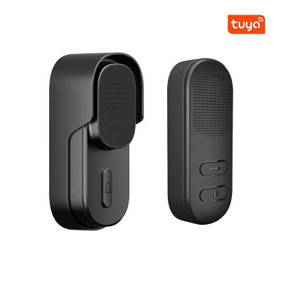 China AC 110-220V Tuya Smart Wifi Wired Doorbell Two Way Audio Intercom Doorbell With Door Unlock Function WF009-901 for sale