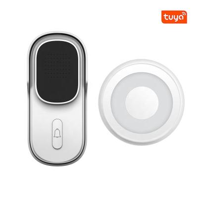 China Tuya Smart Two Way Audio Doorbell Audio Intercom Door Phone with Chime Indoor Door Open Function WF901-708AD for sale