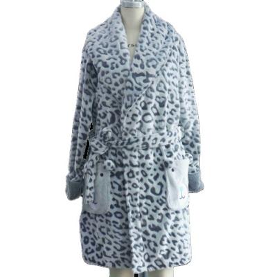 China Various New Fashion Animals Thermal Comfortable Hooded Teenager Dressing Gown Fluffy Long Robe for sale